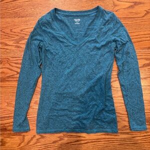 Mossimo Supply Co. Teal Long Sleeve Top